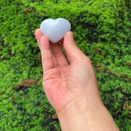 能量擺飾-天然可愛小清新天青石愛心 療癒 治癒 快速出貨