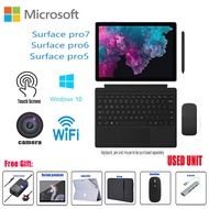 Microsoft Surface Pro 5 Pro6 Pro7 Pro4  Pro3 Laptop 2 in 1 Intel Core M3 7Y30 i5-7th Gen 4GB/8GB/16G