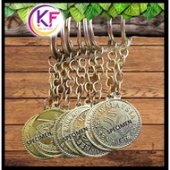 [READY STOCK] MALAYSIA COIN KEYCHAIN Syiling 50 Sen Coin