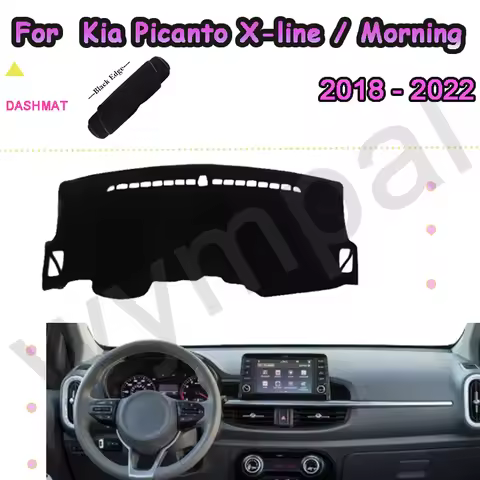 Car Dashboard Cover For Kia Picanto X-line / Morning 2018-2022 Dash Mat