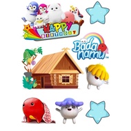 BADANAMU Cake TOPPER Custom/ Birthday Cake Decoration