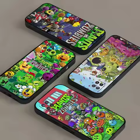 Game P-Plants Vs. Z-Zombies Phone Case For Samsung Galaxy S21 S22 S23 S24ULTRA S25ULTRA FE Ultra Plu