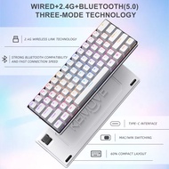 Kemove K61 Bàn Phím Cơ Đèn nền RGB hot-swappable Bàn phím có dây 60% bố trí 61 phím Bàn phím chơi ga