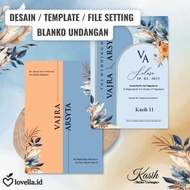 CDR Invitation Blanks Love 11 Setting File - Invitation Design Template Ready to Edit