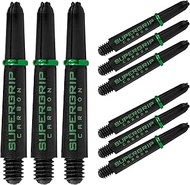 Harrows 3 Sets Carbon ST Dart Shafts - Total 9 Dart Shafts - Available in 3 Sizes - Heavy Duty Carbo
