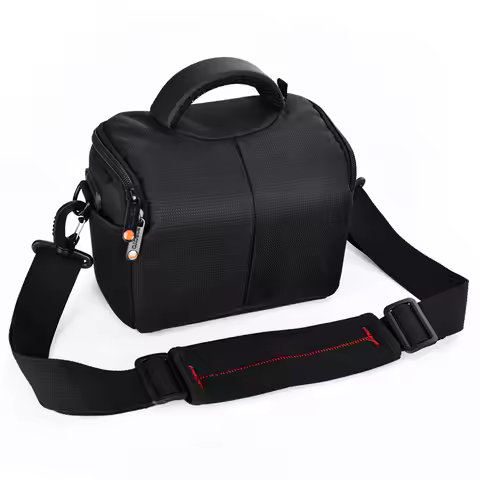 FOSOTO Waterproof Anti-Shock Camera Case Bag Compatible for Canon Powershot Nikon Coolpix Panasonic 