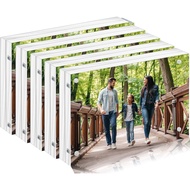 5pcs Pack 4x6 Inch Magnetic Acrylic Photo Frame, Batch Acrylic Photo Frame, 4x6 Double-Sided Transpa