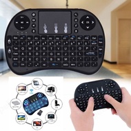 I8 KEYBOARD AIR MOUSE MINI WIRELESS BACKLIT TOUCHPAD KEYBOARD MOUSE KEYPAD,PC/ANDROID BOX TV. I8 MINI QWERTY AIR MOUSE