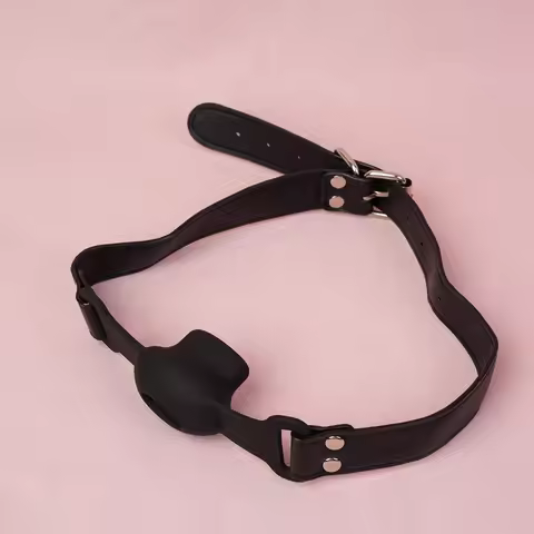 Soft Silicone Mouth Ball Gag Hol Restraints Play Toys for Adult US