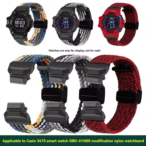 gbd-h1000 nylon Sports watchband for G-SHOCK Casio Smart Watch 3475 GBD-H1000 Series Modified Sports