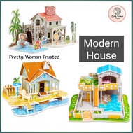 HP 3D Foam Puzzle MODERN HOUSE Series Medium Size Educational Toys for Children Anti Pazel DIY Resid