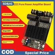 SD&HI ใหม่ลำโพงซับวูฟเฟอร์โมโนซับวูฟเฟอร์บริสุทธิ์ด้านหลังเวที ZK-2001 100WX2 TPA3221ช่องเครื่องขยาย