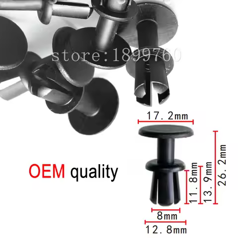 Front Bumper Fastener For Benz VW BMW E36 E46 E38 E39 AUDI A3 A4 Q3 Q5 Interior Rear Seat Track Clip