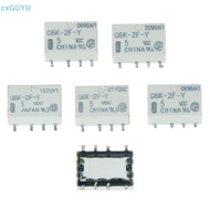[cxGUYU] 5pcs 5v smd g6k-2f-y signal relay 8pin for relay PRTA