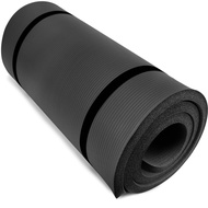 1" Yoga Cloud Extra Thick Exercise Mat - 72" x 24" with Carry Strap - Exercise Mats for Home Workout