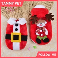 Dog Christmas clothes Cat Christmas clothes Autumn and winter clothes