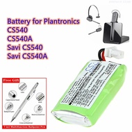 Wireless Headset Battery 3.7V/140mAh 84479-01,86180-01 for Plantronics CS540,CS540A,Savi CS540,Savi 