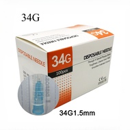 34G 1.5mm 2.5mm 4mm 6mm 13mm painless Small Needle Disposable Sterilize Injector meso Needle Body pi