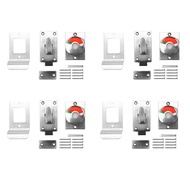4X Bathroom Toilet Wc Indicator Privacy Dead Bolt Door Lock Latch Vacant Engaged