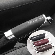 Car Handbrake Handle Cover PU leather Texture Hand Brake Protector Sleeve For Subaru Legacy Outback 