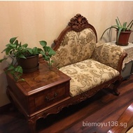 [100%authentic]American-Style Telephone Chair European-Style Chaise Chair Solid Wood Chaise Chair Chaise Lounge Chaise Sofa Single Chaise Bed Bedroom
