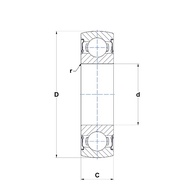 6210 6212 RLS 10-ZZ CONCRETE MIXER BEARING