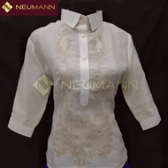 LADIES BARONG PINA ORGANZA (Close Neck)