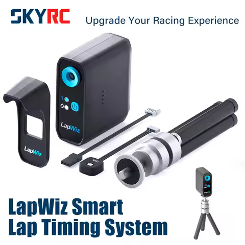 Professional SKYRC LapWiz IR RC Lap Timer Multi-Car ID Mgmt Screen Cast Voice Prompt OTA Upgrade for