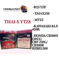 THAI-X YTZ8 BATTERY R25 XMAX250 Maintenance Free Battery -100% ORIGINAL MADE IN THAILAND