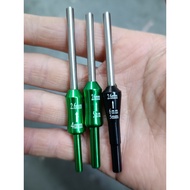 Metal Ice Fishing Rod Turn Raft Rod Reducing Diameter Head 6mm Turn 2.6mm Conversion Head Connector 