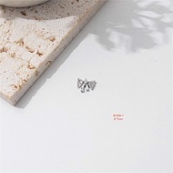 Set of 2 nail charms with bow nails A21