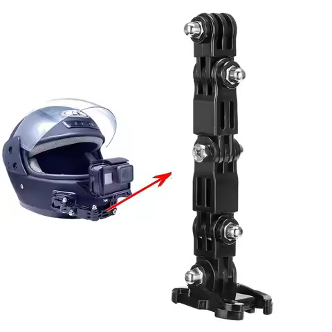 Motorcycle Helmet Mount For GoPro hero6/5/4 Action Sports Camera Mount Full Face Holder Accessories 