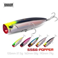 Kingdom Fishing Lure Floating Popper 135mm/160mm/190mm 37.5g/58g/79g Floating ABS Hard Bait Wobblers