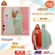 Mukena Arrafi Mukena Renda Dewasa Arrafi Terbaru Mukena Rayon Mukena