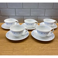 Corelle Morning Blue 1970 American tea Set (2nd hand)