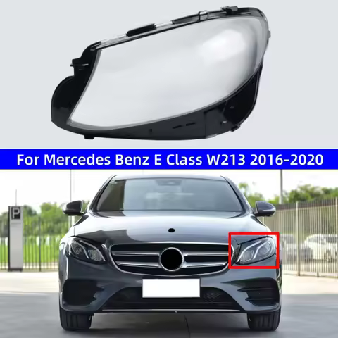 For Mercedes Benz E Class W213 2016 2017 2018 2019 2020 E200L E300L E320L Car Lights Shell Front Lig