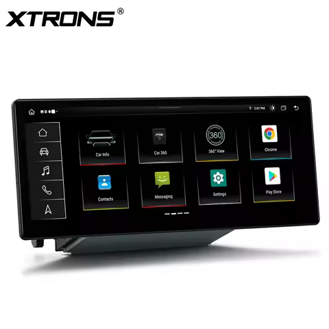 XTRONS 12.3'' HD Octa Core 4+64G Android 14 Car Radio For Audi Q3 QS3 RSQ3 MMI RMC 3G+ System with G