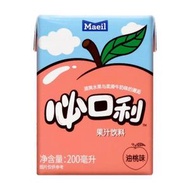 韩国进口Maeil每日必口利白葡萄苹果油桃果汁饮料清爽好喝200ml