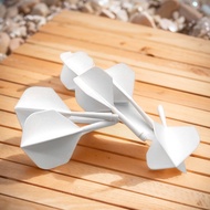 5pcs Integrated  Shaft and Flights Standard Shape  Flights Shaft Anti-Fall Integrated  Flights and S