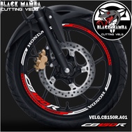 (COD) CUTTING STICKER CB150R RIM - HONDA CB150R A01 TIRE VARIATION LIST STICKER