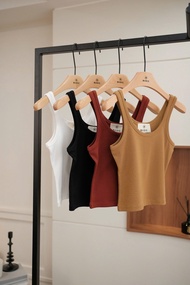 Áo thun hai dây trơn nữ BASIC YUMI TOP