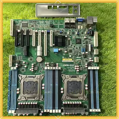 For ASUS Z9PR-D12 Dual Socket LGA2011 Server Motherboard C602 12×DDR3 384GB Dual Gigabit LAN EEB Sup