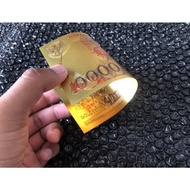 Terbaik Uang Kuno/ Souvenir Gold Foil 10000 Barong/ 10Rb Barong Tahun
