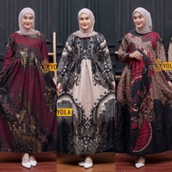 KATUN SRIWEDARI MAXI STANDARD JUMBO BATIK GAMIS LD 120 BUMIL/BUSUI COTTON JUBAH MUSLIMAH JUBAH PLUS 