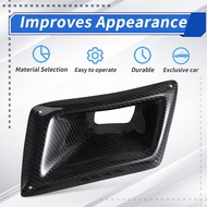 Left Side Real Carbon Fiber Board Car Front Bumper Air Vent Intake Outlet Duct Cover Trim for 350Z Z