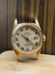 Rolex 18k DATEJUST 16018 vs 16238 18038 18238 1601 奶面羅馬字極靚質素冇磨殼