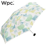 【💥W.P.C. 雨傘系列】Wpc. 積木幾何 簡約 迷你 短雨傘 折疊傘 縮骨遮 綠色 日本直送