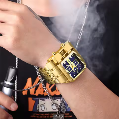 Oulm 3364 Luxury Brand Watch Stainless Steel Male Quartz Clock Auto Date Unique Military Men's Wrist