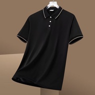 M-5XL 6color Summer New Color T Shirt Men Casual All Match Plus Size Business Short Sleeved Polo Shi