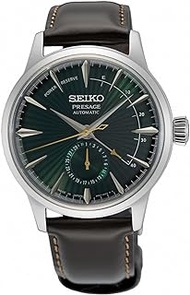 SEIKO SSA459J1,Men Presage,Mechanical,Automatic,Stainless,Silver,Leather,WR,SSA459, Modern